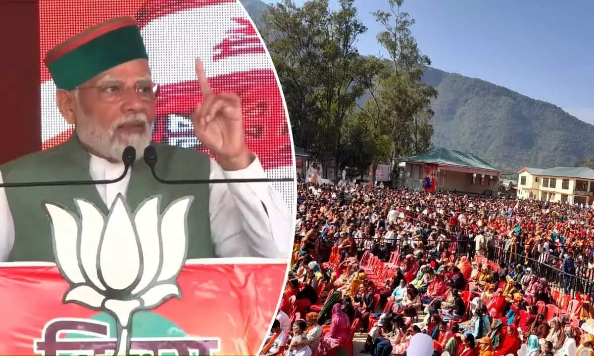 Set naya rivaj to re-elect BJP govt in Himachal: Narendra Modi