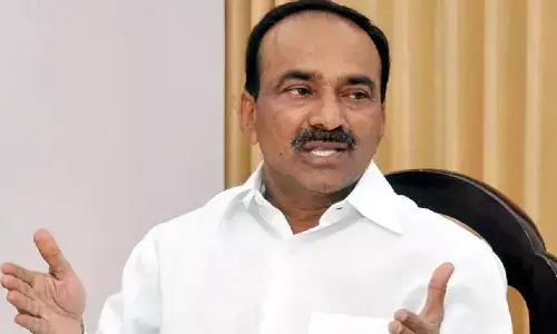 Funny to hear KCR speaking about democracy, says Eatala