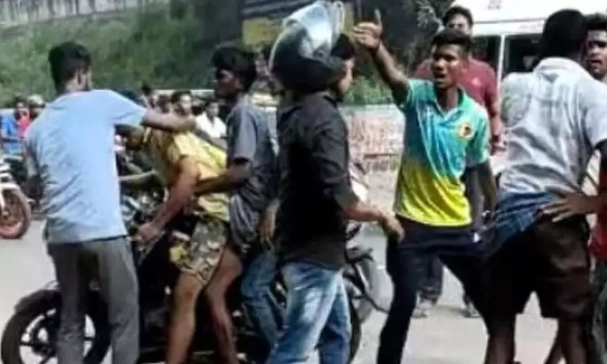 Watch The Trending Video Of Goons Harassing Women Outside A Govt College