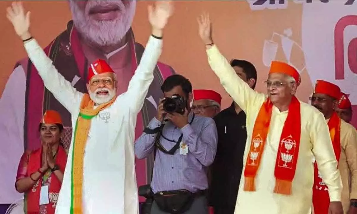 I made this Gujarat: PM launches BJP poll slogan