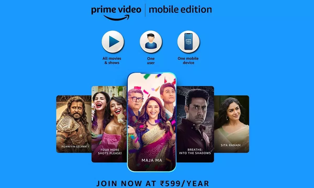 Amazon launches Prime Video mobile edition at Rs 599 per year