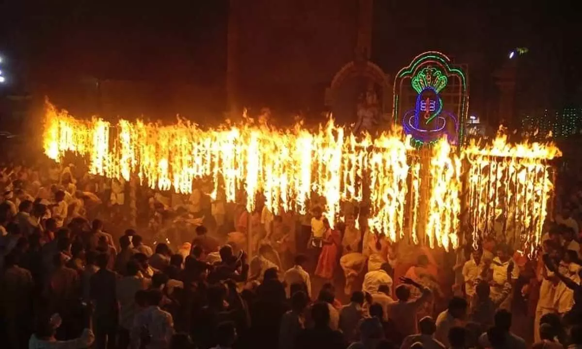The Srisailam temple authorities organising Jwala Thoranam, Laksha Deepotsavam and Punya Nadhi Harati on Monday to mark the second Karthika Somavaram