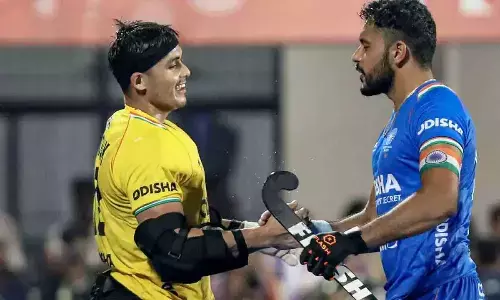 Pathaks heroics help India beat Spain 3-1 in shoot-out