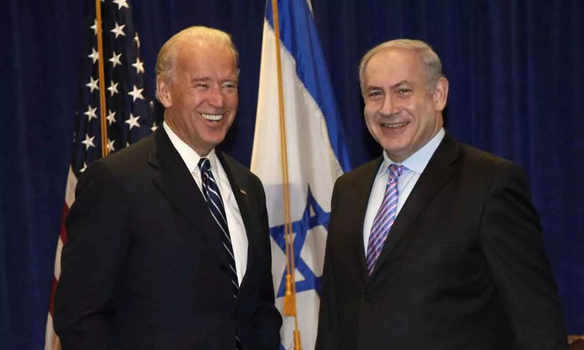 Joe Biden & Benjamin Netanyahu
