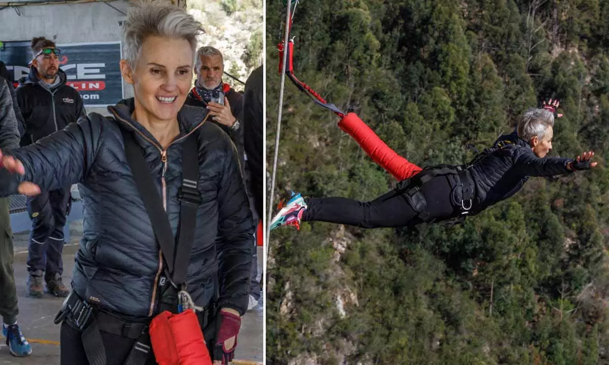 50-Year-Old Woman Bungee Jumps 23 Times In An Hour To Set Guinness World Record