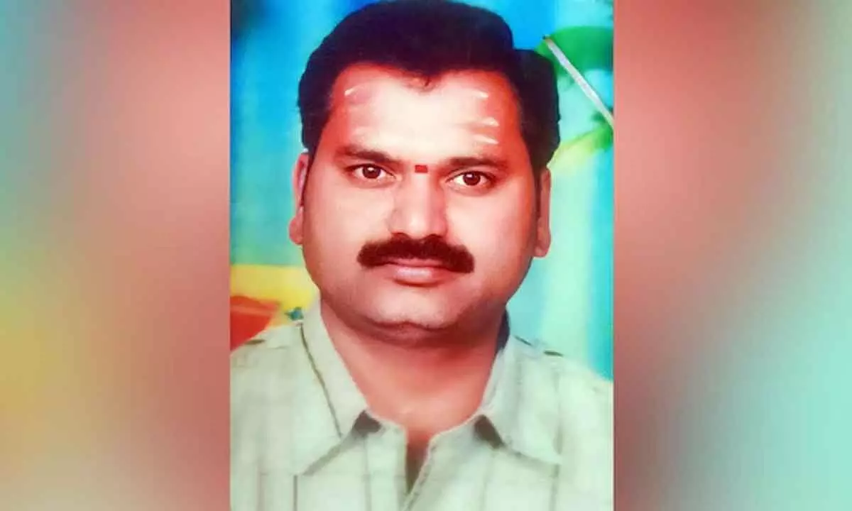 The father, Omkar Gowda (above) confessed to the crime.