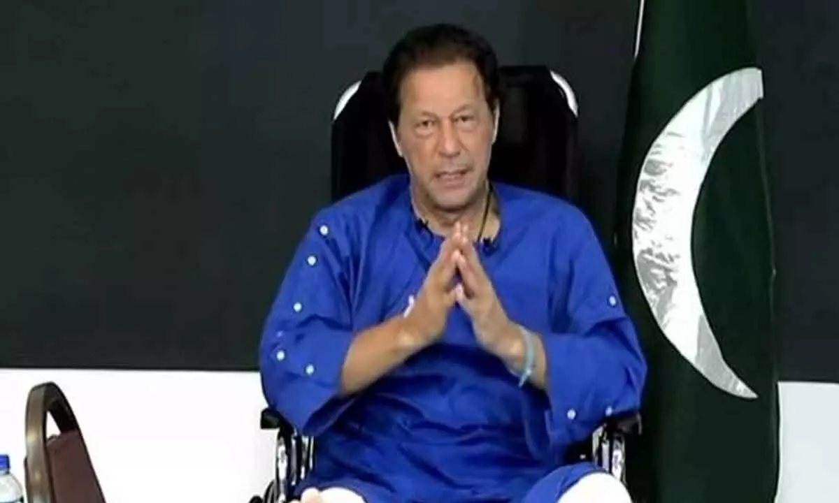 Pakistan Tehreek-e-Insaaf chief and former prime minister Imran Khan