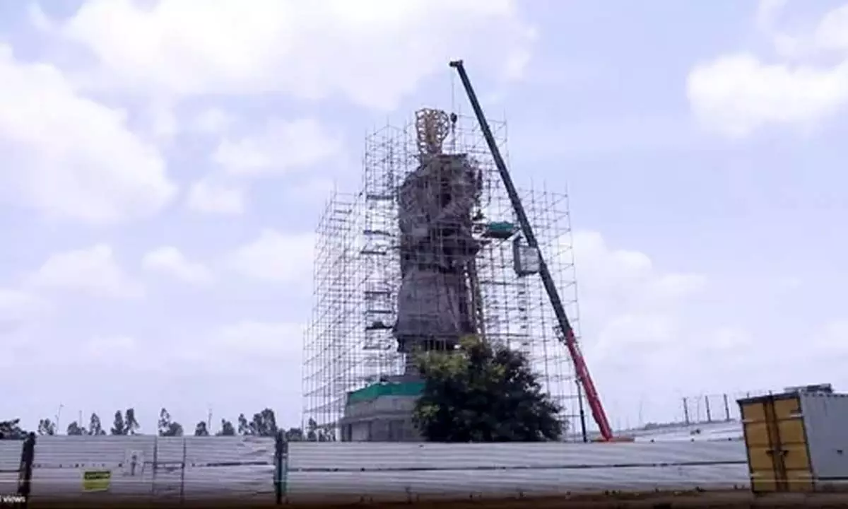 108 ft Statue Of Kempegowda Is The First And Tallest Bronze Statue Of A Founder Of City
