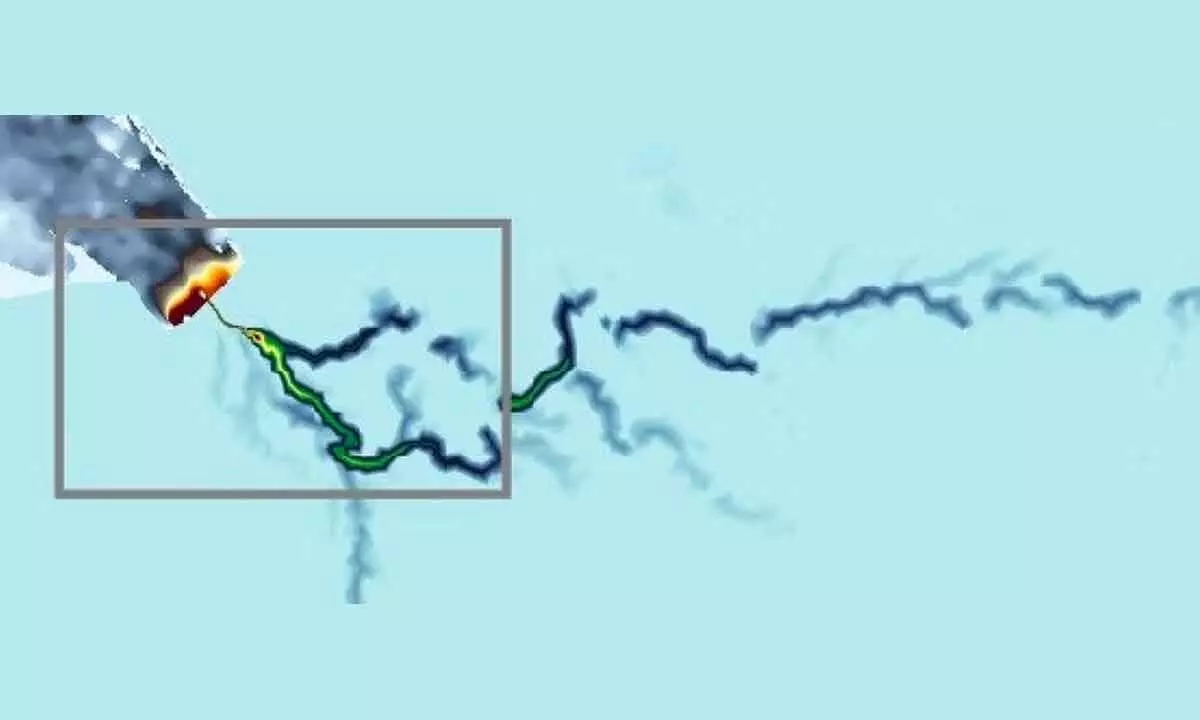 Radar scans have revealed a hidden river under the Antarctic ice.
