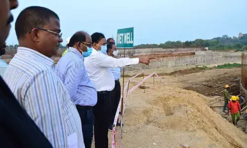 HMWSSB MD inspects STP works