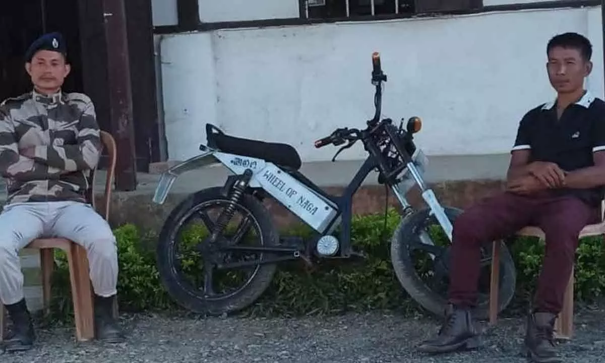 Two Nagaland Inventors Turn Waste Into An Electric Bike