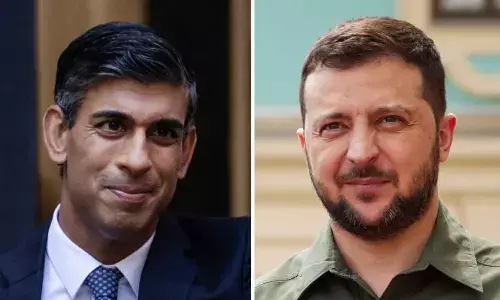 Zelensky, Sunak discuss defence support for Ukraine