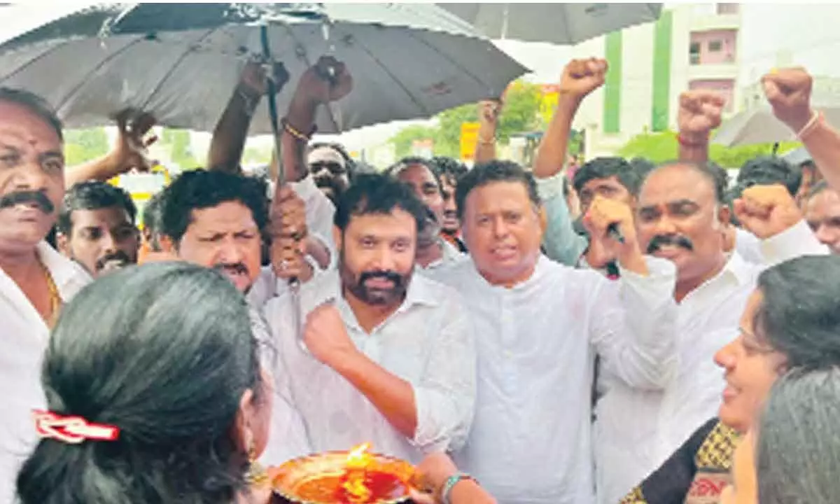 Jana Sena leader Kiran Royal released on bail