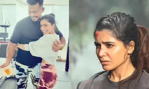 Samantha Thanks Her Fitness Trainer And Celebrates Yashoda Movie Success