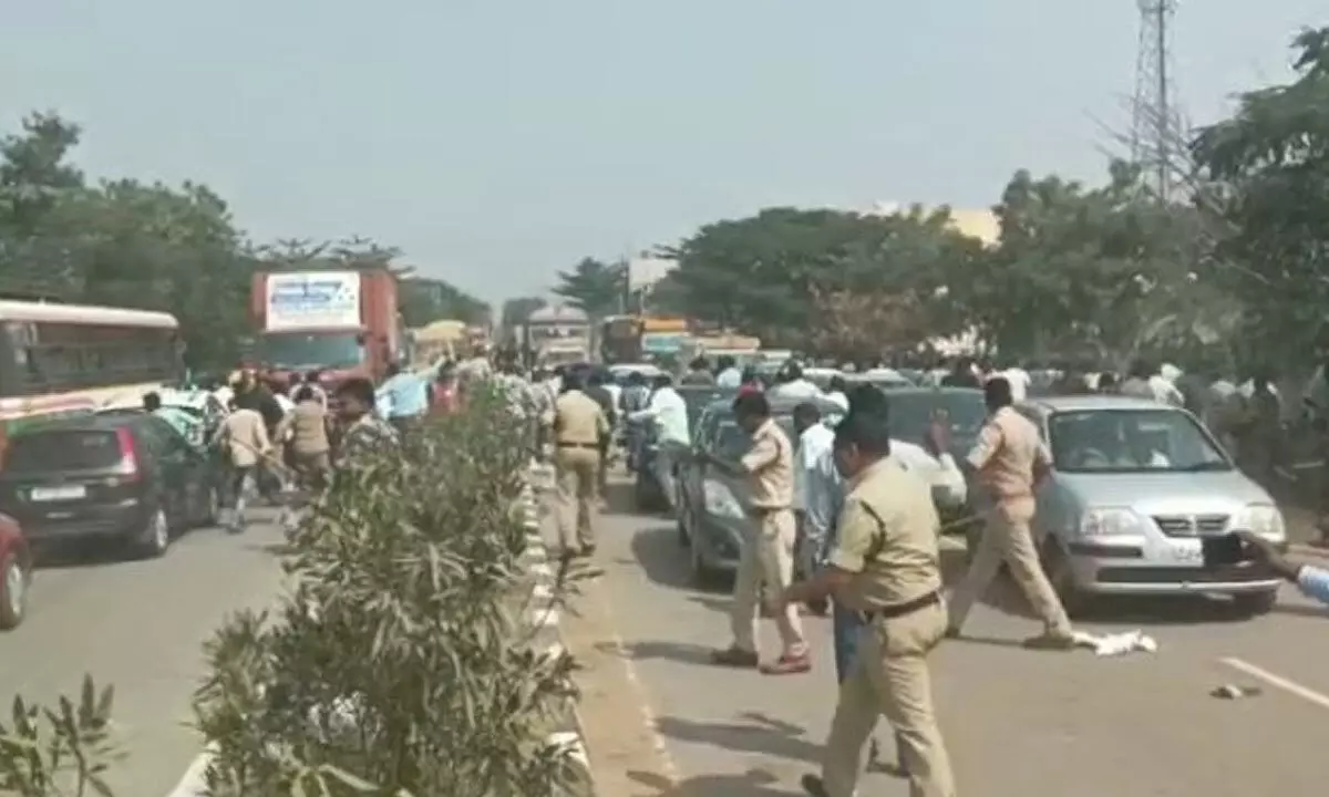 Mild tension prevails as youth obstruct MLA’s convoy
