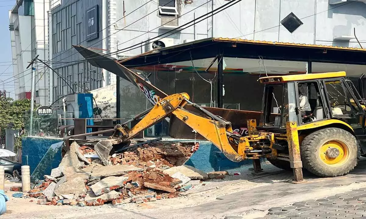 MLAs poaching case: Illegal constructions of accused demolished in Hyderabad