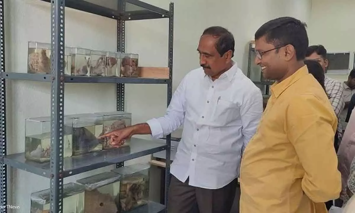 MLA Dr. Sanjay Kumar visited the Government Medical College at Jagtial on Monday.
