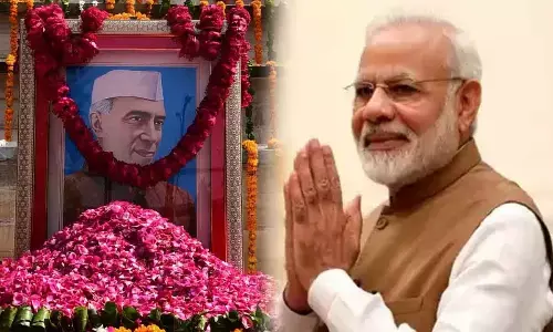 PM Modi pays tribute to Nehru on his birth anniversary