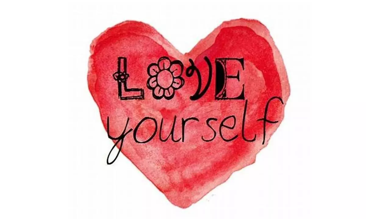Love yourself first, before loving anybody else.
