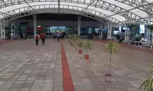 A view of Visakhapatnam Airport