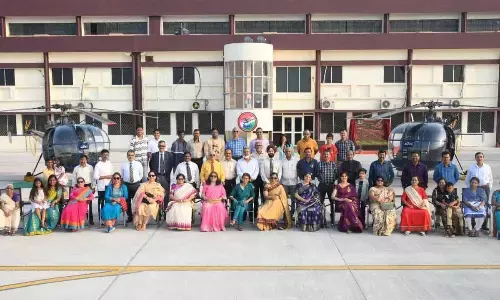 Golden jubilee celebrations of 321 Chetak flight in Visakhapatnam