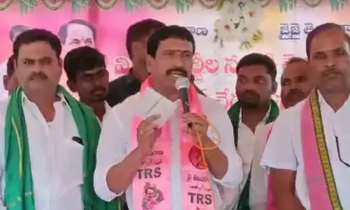 Patnam Narender Reddy, addressing a meeting in Bhunid village of Maddur mandal on Wednesday