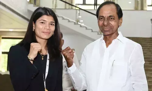 Arjuna Award to champ: KCR all praise for Nikhat Zareen