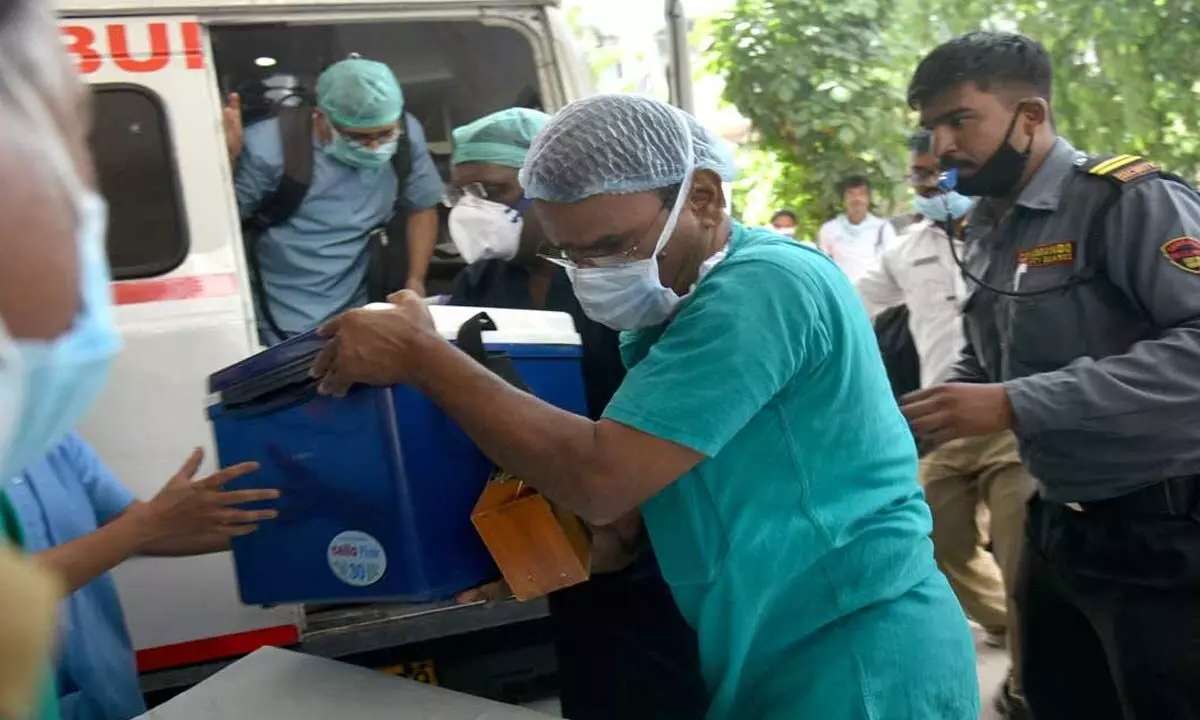 Police help transport live heart from Hi-tec city to NIMS in 12 minutes