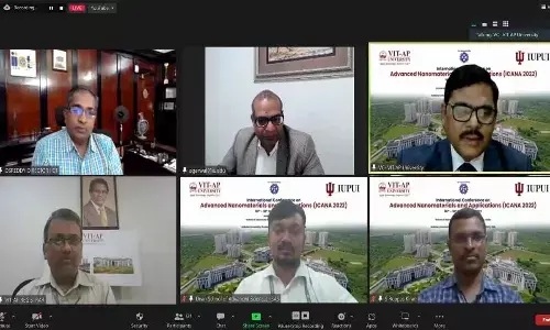 Speakers at the VIT-AP international conference on Advance Nanomaterials (ICANA-2022) on Thursday