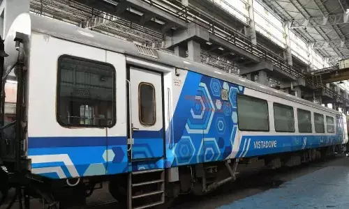 A view of the Vistadome coach