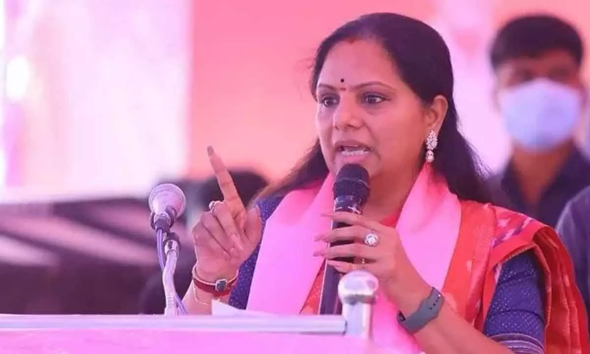 Kavitha, a member of the Telangana Legislative Council