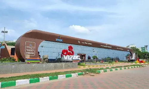 A view of TU-142 Aircraft Museum at RK Beach in Visakhapatnam. 	Photo: Vasu Potnuru