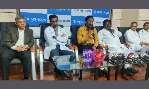 AP Jeevan Dhan coordinator K Rambabu briefing the media in Visakhapatnam on Friday