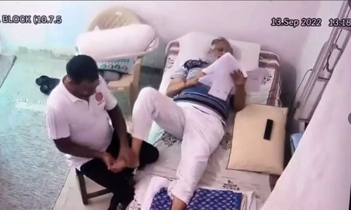 Satyendra Jain receiving VIP treatment in Jail is being viral, post video release BJP attacked AAP