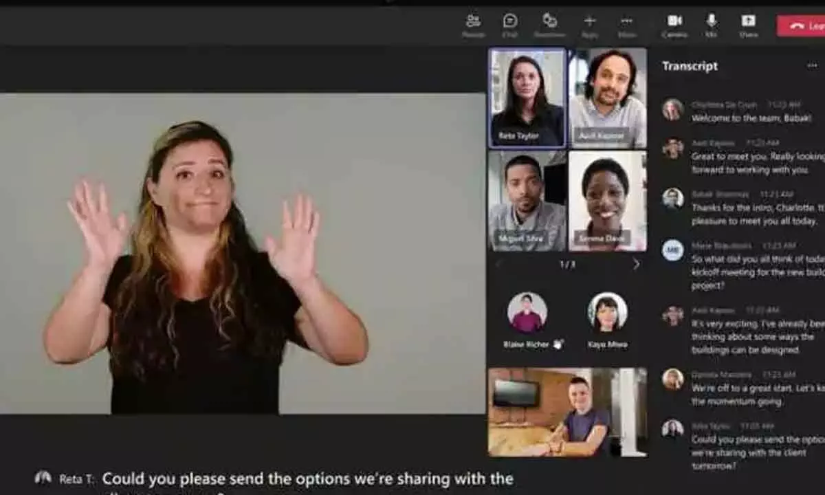 Microsoft introduces sign language view in Teams