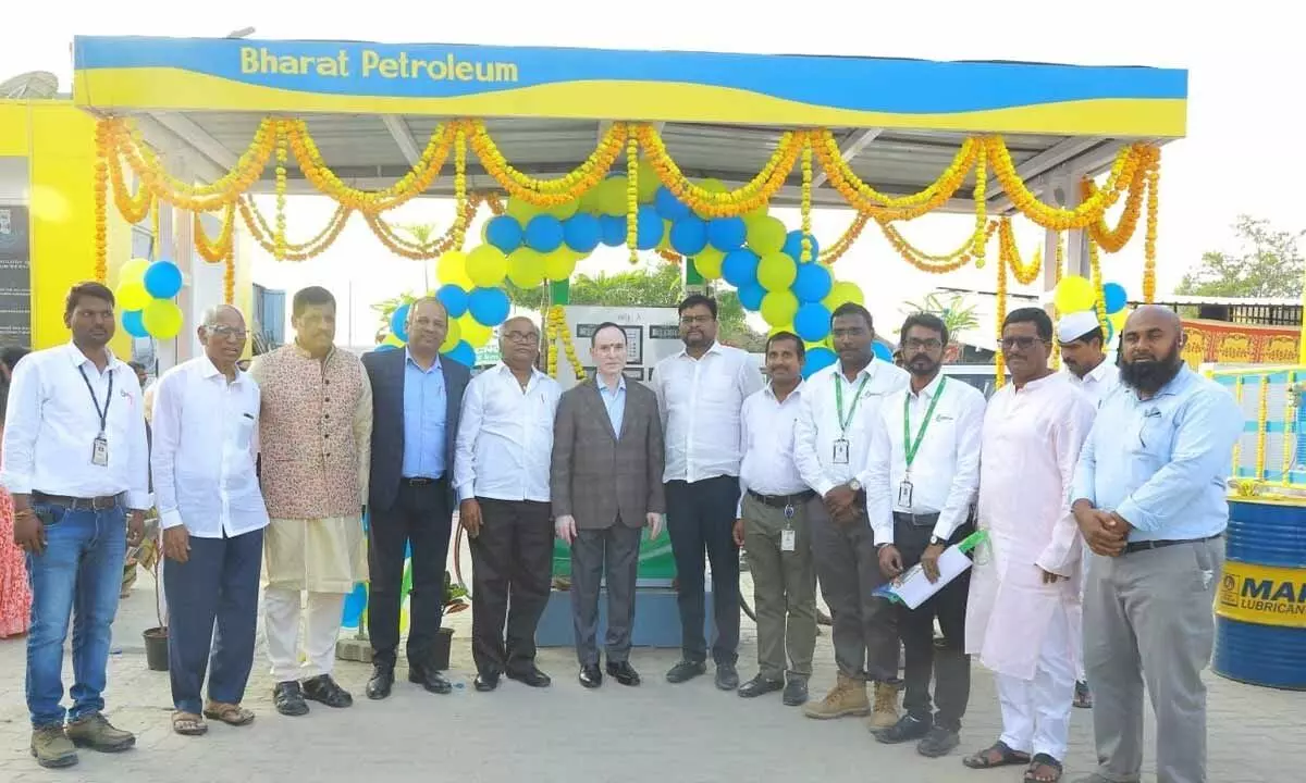 Megha City Gas opens its 60th CNG station in Mahbubnagar