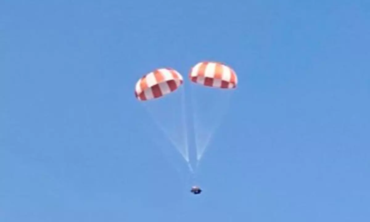 ISRO carries out parachute airdrop test of Gaganyaan programme