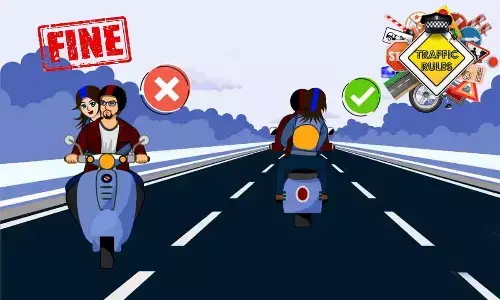 Hyderabad: Wrong side driving & triple riding to attract hefty fines