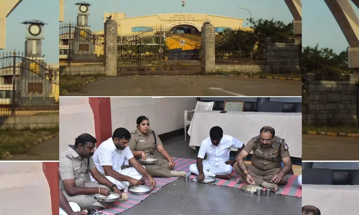 Tamil Nadu DGP Sets Example For Officials By Dining With Prisoners