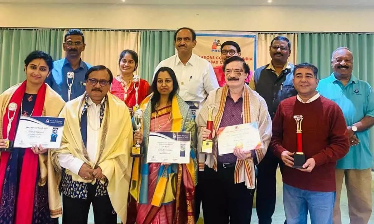 PRCI, Hyderabad bags best Chapter in India-2021 award