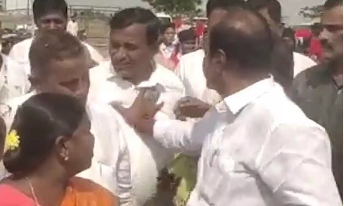 Angry MLA manhandles official for inaugurating school sans him