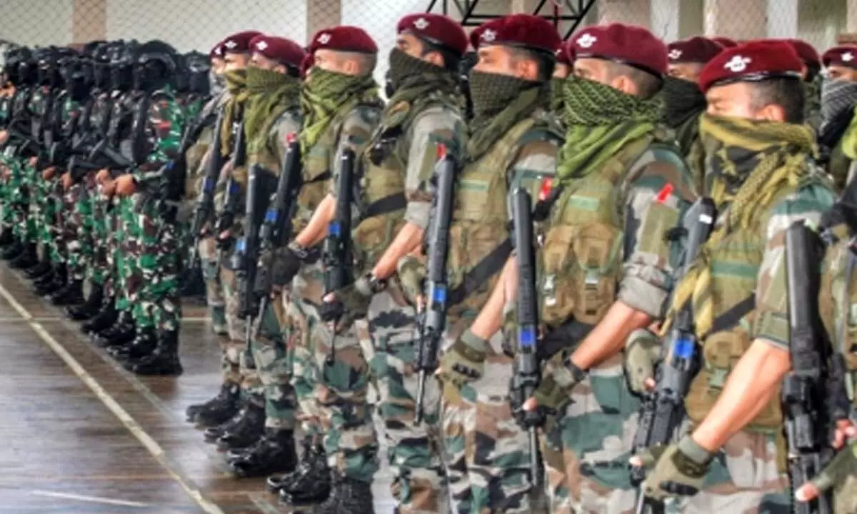 Indian, Indonesian troops engage in joint military exercise