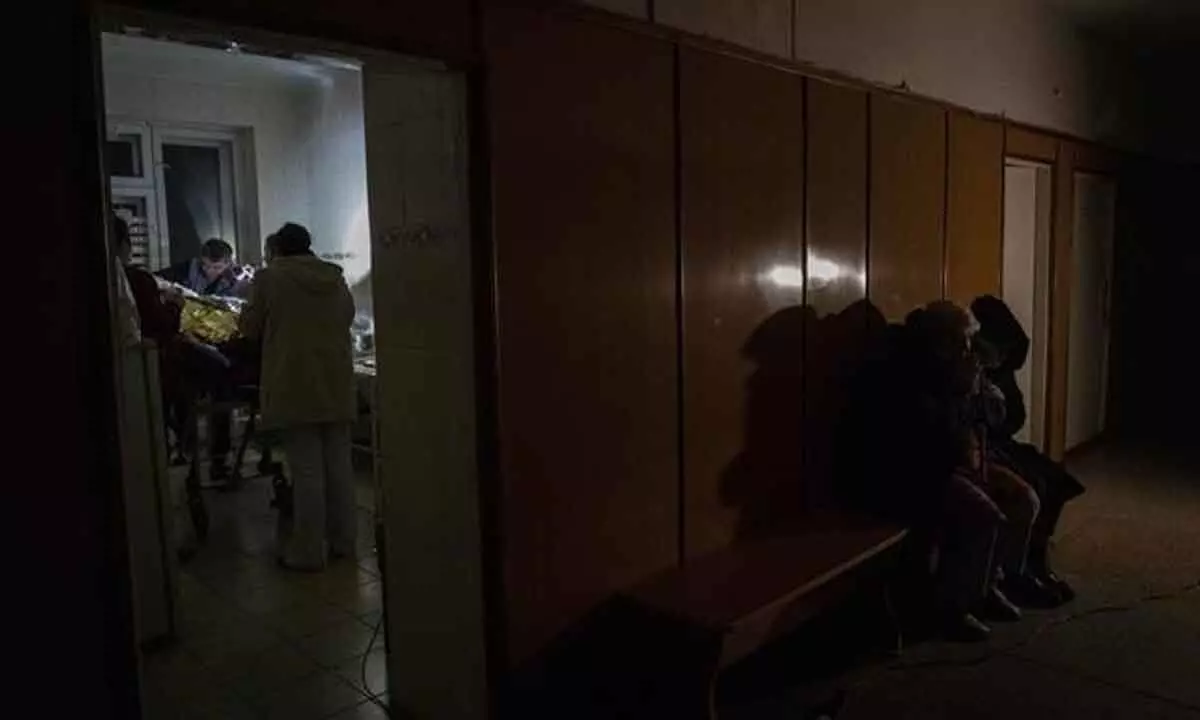Power outages in Ukrainian cities