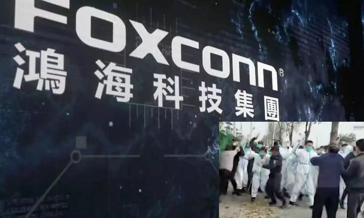 Foxconn apologizes over pay disputes that lead protests in China