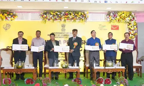 Special cover released on NSTL on the concluding day of the APPEX-2022 in Visakhapatnam on Friday