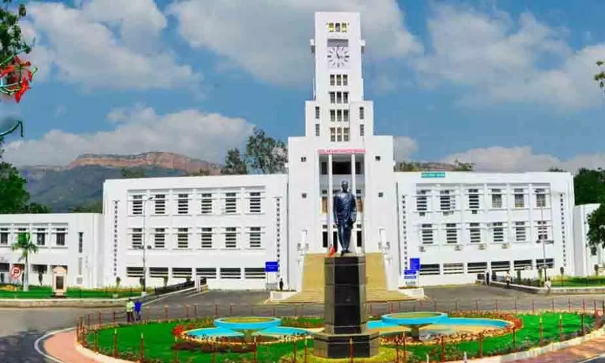 A view of SV University administrative building