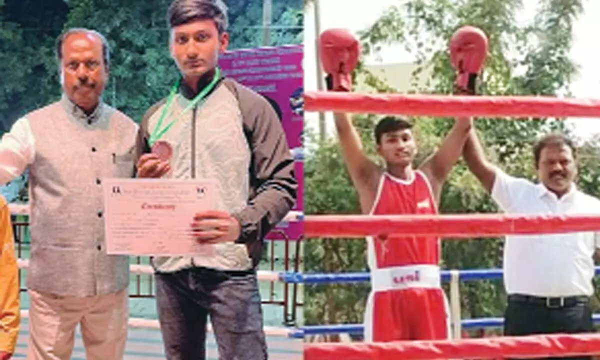 15-yr-old bags bronze in Junior level boxing Championship