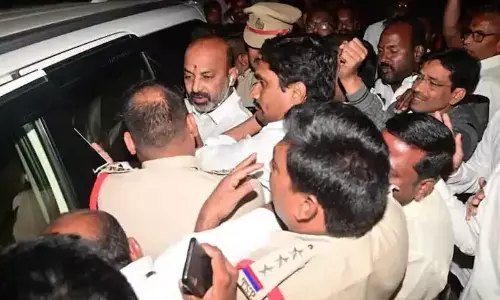 Padayatra 5.0: Police stop Bandi from beginning yatra