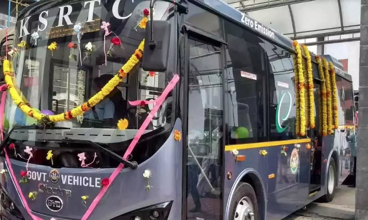 Electric bus service between Bengaluru, Mysuru in December