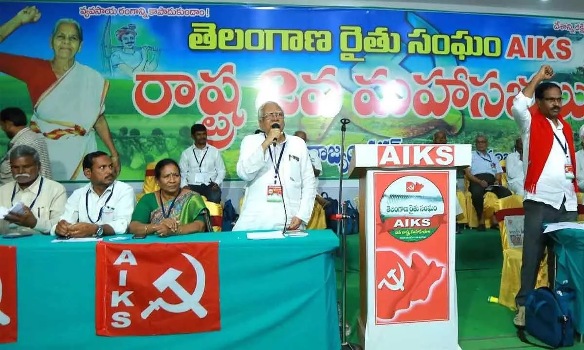 Telangana farmers urged to unite, take up issues